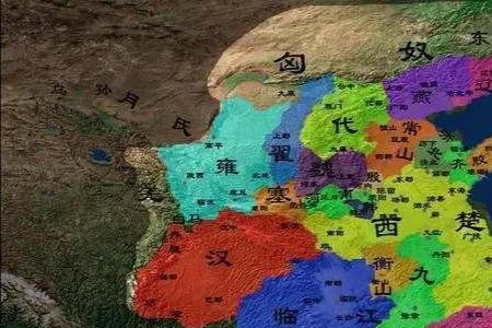 西汉各诸侯国的分布