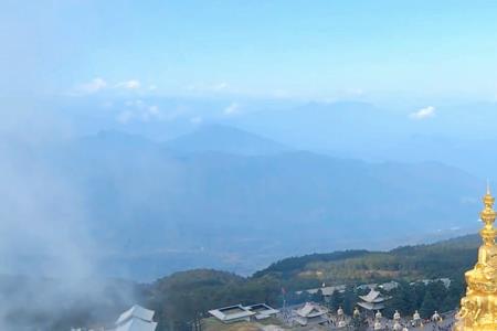 6月峨眉山金顶温度