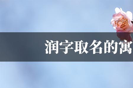 润字取名100分以上