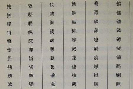 钻字异体字