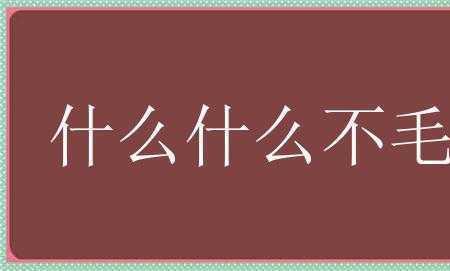 不什么干什么成语