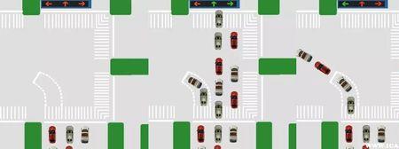 红绿灯绕道路左边算闯红灯吗