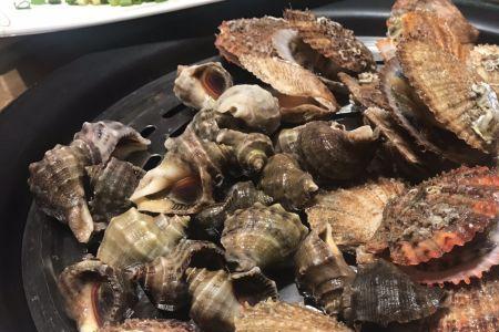 螃蟹海螺扇贝可以一起蒸吗