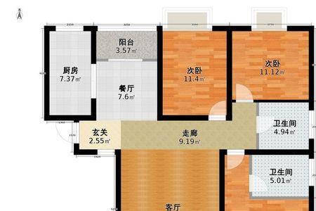 三室两厅两卫和一卫有什么区别