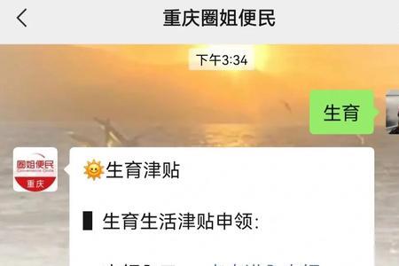 生育补贴2022年新标准重庆