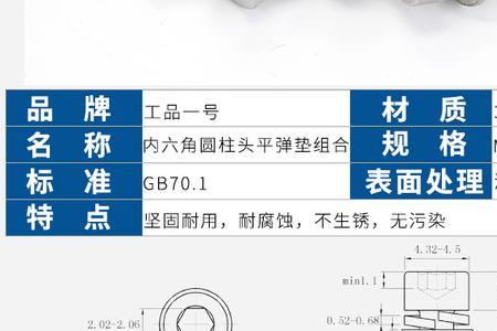 四号内六角对应的螺丝是m几