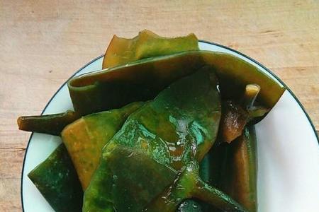 干海带泡起来黄的好还是绿的好