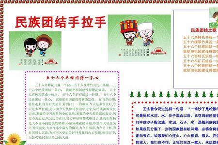 民族团结的四字标题