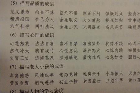经历什么什么四字词语