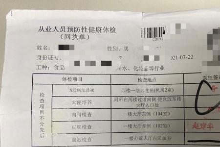 长江医院能办健康证吗