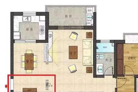 进门墙面凹进去10cm如何利用