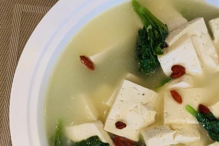 黄菜豆腐汤的做法