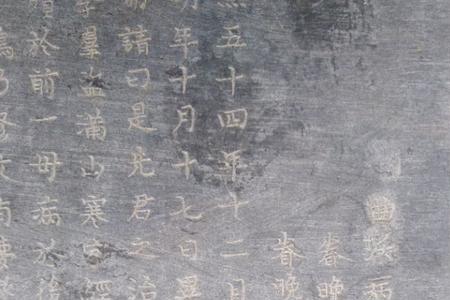 墓志铭放在墓里什么位置