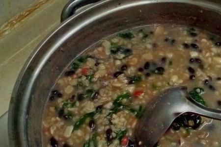 野菜咸粥怎么做