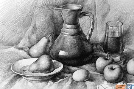 素描静物80分什么水平