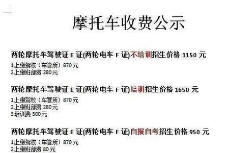 摩托车驾驶证有几张