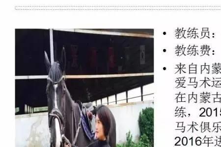 考马术教练证怎么考
