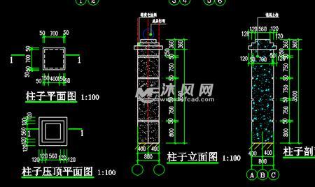 工地大门门柱基础多大