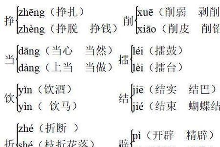 压扁的扁的多音字