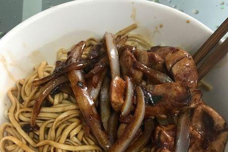 腰花拌面正宗做法