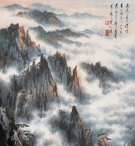 水墨丹青画江南的七律诗