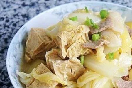 干香菇炖冻豆腐吃法