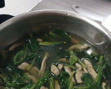 菠菜猪肝汤正宗做法