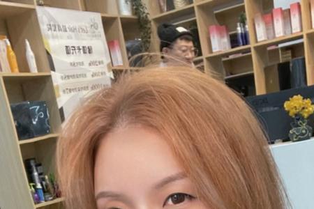 粉橘色要漂几次