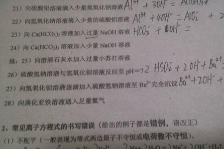 氢离子和碳酸氢根能不能共存