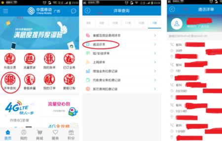 手机上查详单服务密码是什么