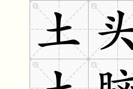 含头和脑的成语