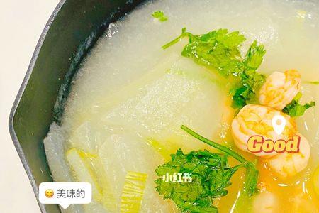 砂锅冬瓜虾仁汤家常做法