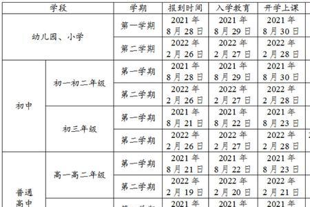 黄山市2022寒假放假时间表