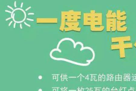 一千瓦的电器一小时几度电