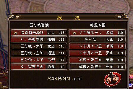 天龙八部巅峰赛开始时间