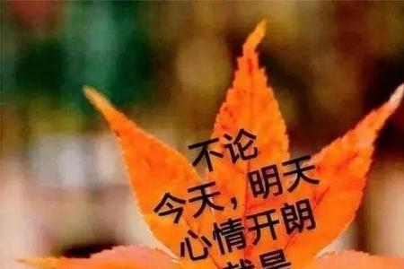 秋天给男朋友的暖心话