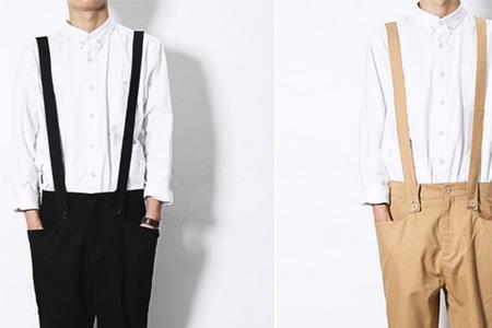 男式休闲裤可以自由搭配吊带吗