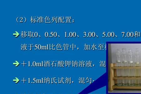 水中氨氮标准