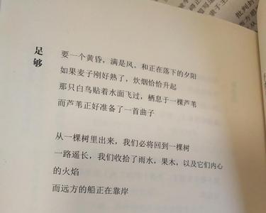 余秀华最火的一首诗