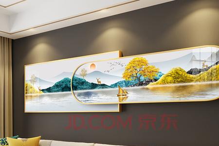 沙发背景画尺寸怎么确定