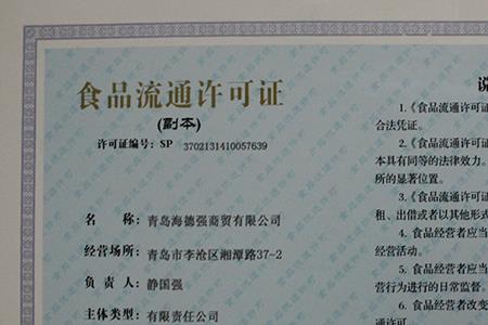 食品备案证分几类
