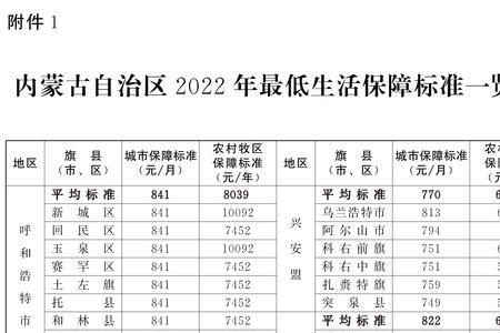 内蒙古残疾人低保2022年最新政策