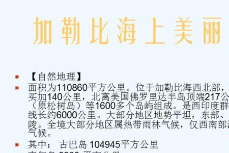 古巴的地理位置图