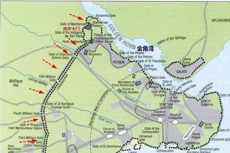 君士坦丁堡城墙多厚