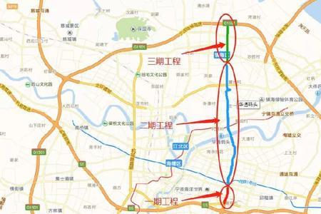 宁波大道快速路线路走向