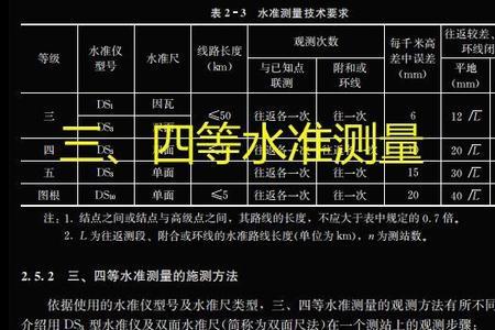 四等水准测量前后距离怎么计算