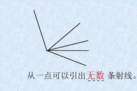 六条射线能组成几个角公式