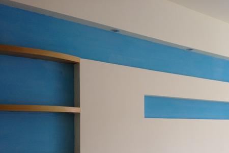 全屋乳胶漆电视墙可以用墙布吗