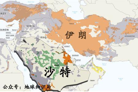 中东气候分布图
