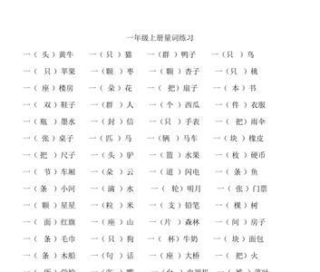 合成量词有哪些